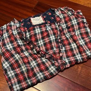 A&F Plaid Button Down
